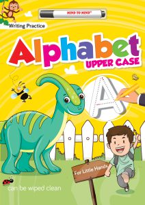 Writing Practice For Little Hands Alphabet Upper Case (with w/board marker pen), Revised